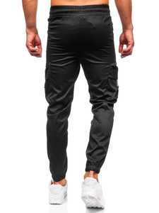 Men’s Cargo Joggers Black Bolf HSS299