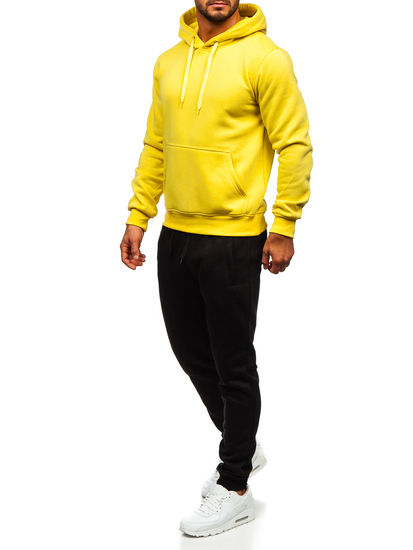 Men's Kangaroo Tracksuit Light Yellow Bolf D002-33