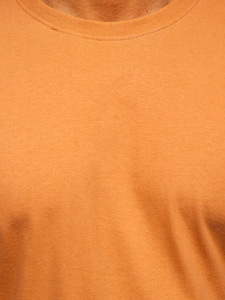 Men's Basic Cotton T-shirt Brown Bolf 192397