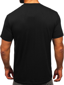 Men's Printed T-shirt Black Bolf 142172