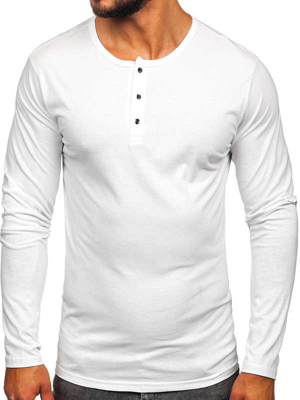 Men's Long Sleeve Top White Bolf 1114