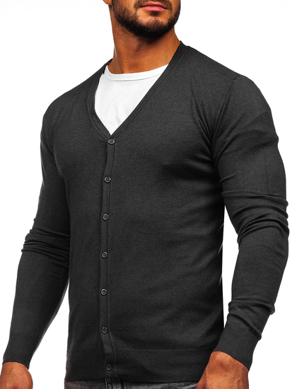 Men's Zip Sweater Graphite Bolf YY06