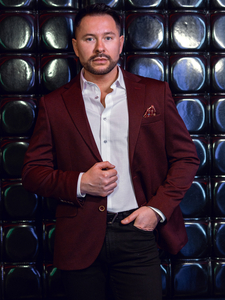 Men’s Casual Blazer Claret Bolf 24401-1