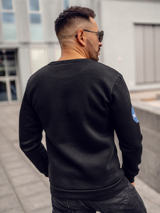 Men's Printed Sweatshirt Black Bolf 146955A