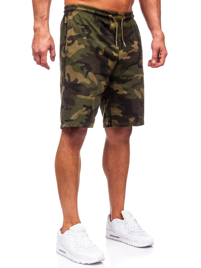 Men's Camo Shorts Khaki Bolf 8K283