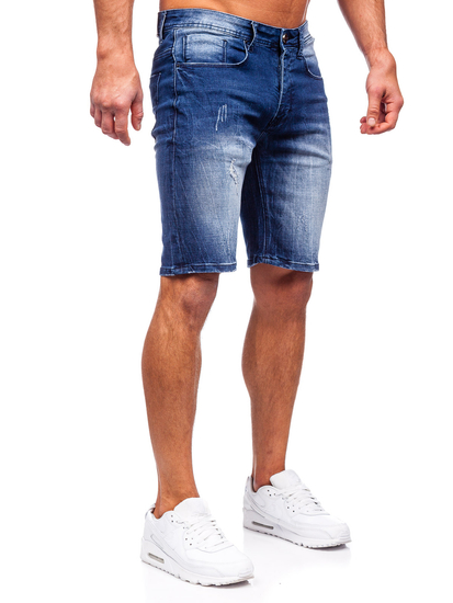 Men's Denim Shorts Navy Blue Bolf MP0044B