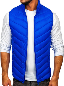 Men's Quilted Gilet Blue Bolf 13073