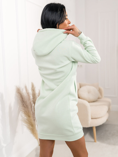 Women's Longline Hoodie Mint Bolf YS10005A2