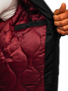 Men's Winter Pilot Jacket Black Bolf 1787