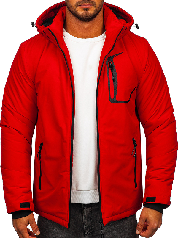 Men's Winter Jacket Red Bolf HKK2025