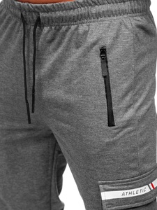 Men's Cargo Sweatpants Anthracite Bolf JX5063