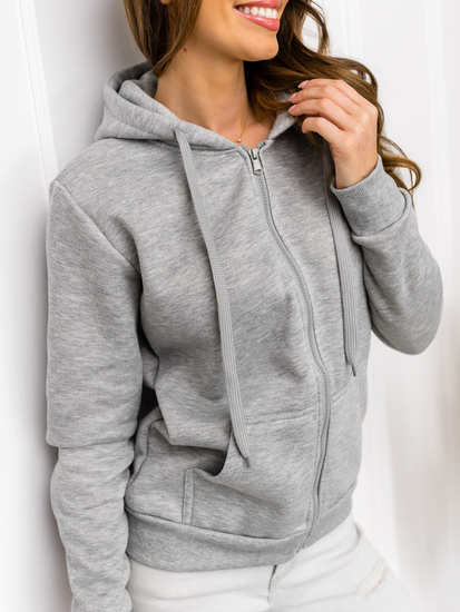Women's Hoodie Grey Bolf W03BA