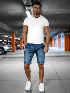 Men's Denim Shorts Blue Bolf MP0042B