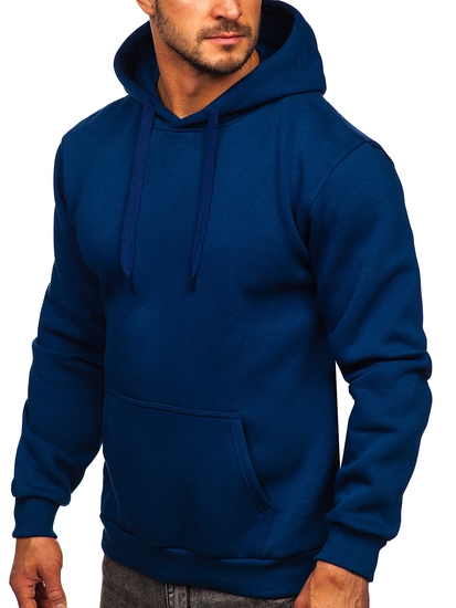 Men's Kangaroo Hoodie Indigo Bolf 1004