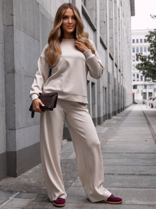 Women’s 2-Piece Sport Outfit masełko Beige Bolf 821111