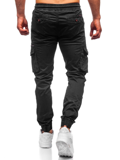 Men's Cargo Joggers Black Bolf CT6702
