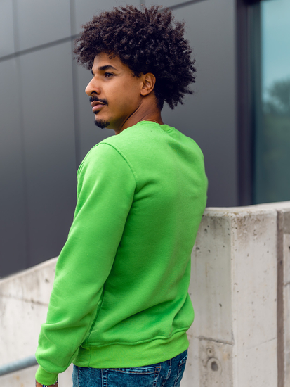 Men's Sweatshirt Light Green Bolf 2001A