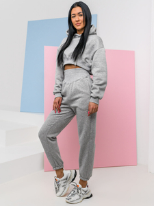 Women's 2-Piece Oversize Tracksuit Grey Bolf 8C68