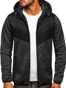Men's Lightweight Jacket Black-Orange Bolf BKS2153