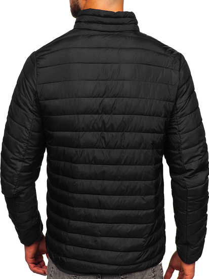 Men's Quilted Lightweight Jacket Black Bolf R9002