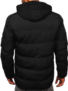 Men's Quilted Winter Jacket Black Bolf 27M8112