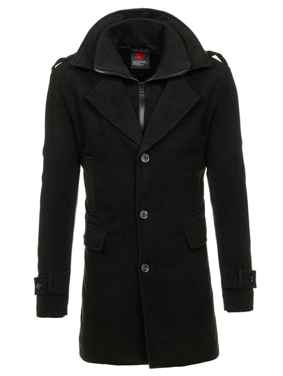 Men's Winter Coat Black Bolf 1808