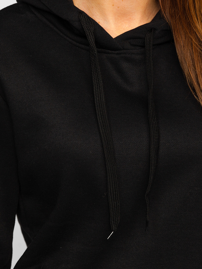 Women's Longline Hoodie Black Bolf YS10005-A