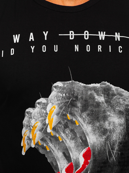 Men's Printed Tank Top Black Bolf 14808