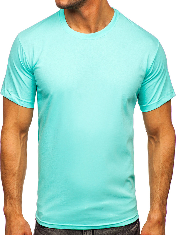 Men's Basic Cotton T-shirt Mint Bolf 192397