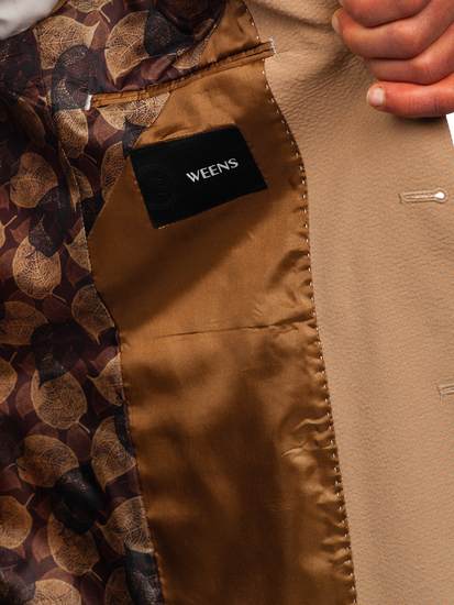 Men's Casual Blazer Beige Bolf 026