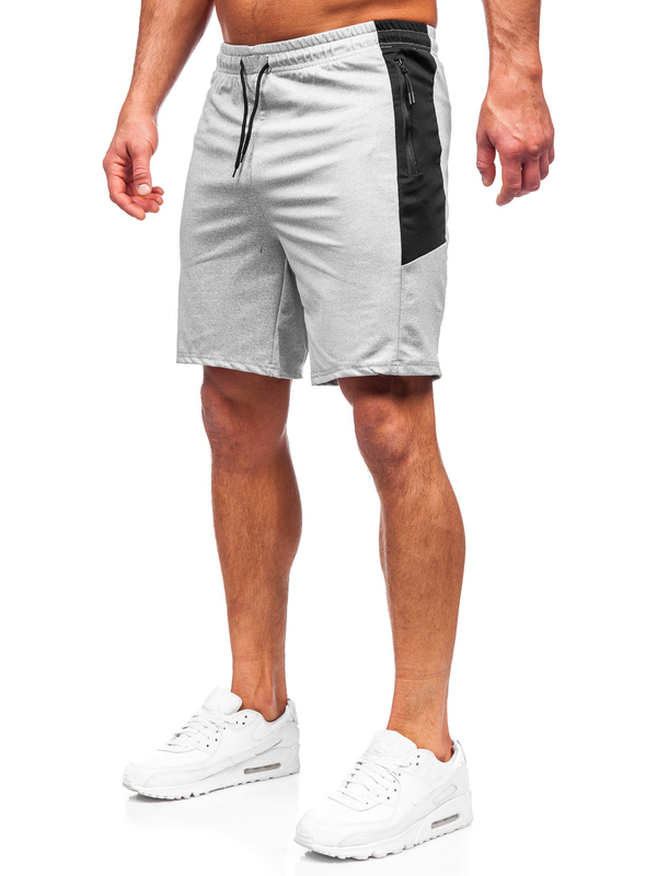 Men's Sweat Shorts Grey Bolf 68026