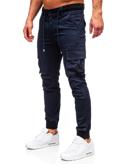 Men's Cargo Joggers Navy Blue Bolf MP0208BS