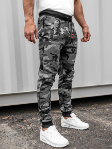 Men's Sweatpants Camo-Graphite Bolf KZ15A