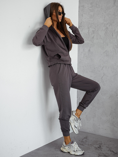Women’s 2-Piece Sport Outfit z kapturem Graphite Bolf 821110