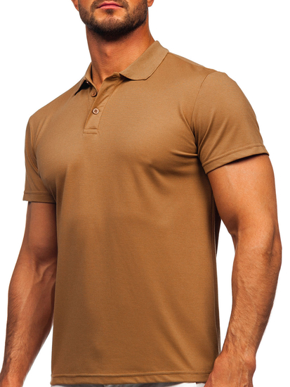 Men’s Polo Shirt Brown Bolf 8T80