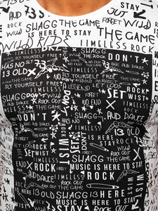 Men's Cotton Printed T-shirt White Bolf 1173