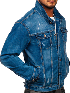 Men's Denim Jacket Blue Bolf MJ500B