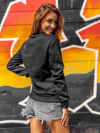 Women's Sweatshirt Black Bolf W01