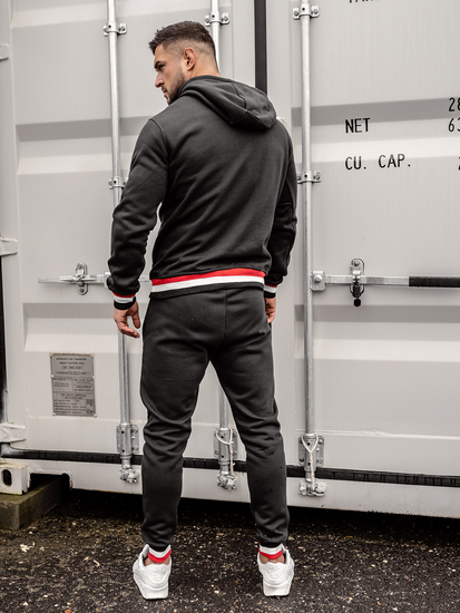 Men's Tracksuit with Hood Black Bolf 8C60