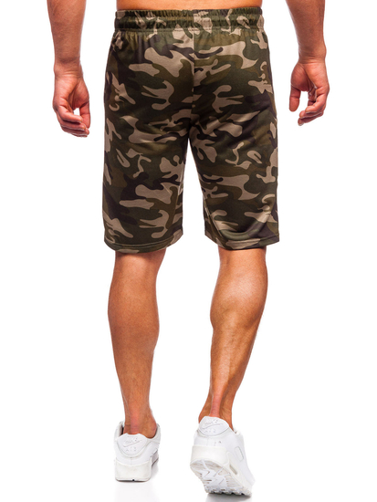 Men's Camo Shorts Green Bolf JX862