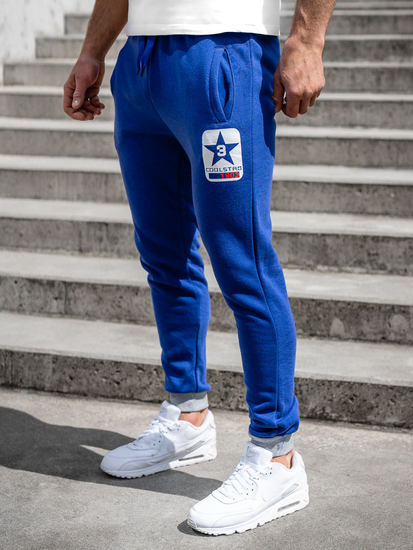 Men's Sweatpants Blue Bolf K10001