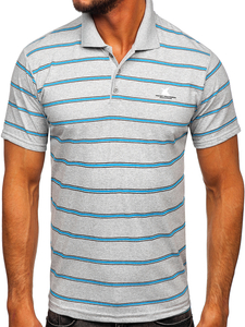 Men's Polo Shirt Grey Bolf 14954