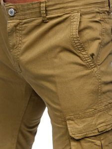 Men's Cargo Shorts Khaki Bolf J707