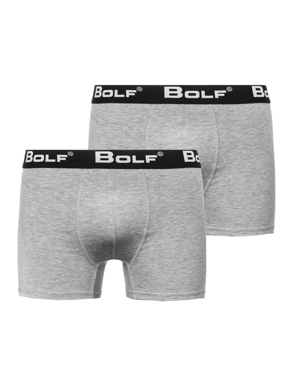 Men's Boxer Shorts Grey Bolf 0953-2P 2 PACK