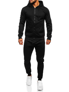 Men's Tracksuit with Hood Black Bolf 10386