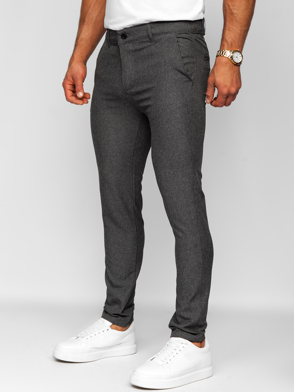Men’s Elegant Pants Graphite Bolf 0041