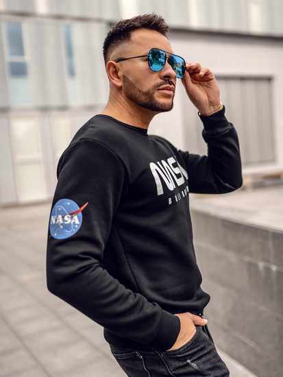 Men's Printed Sweatshirt Black Bolf 146955A