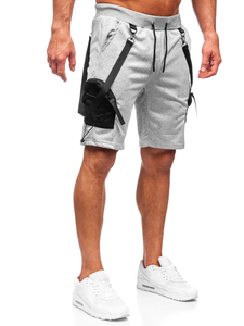 Men's Cargo Shorts Grey Bolf HS7179