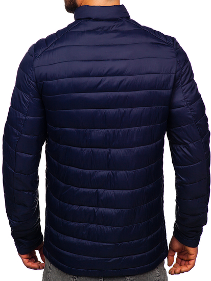 Men's Lightweight Quilted Jacket Navy Blue Bolf 23M9005