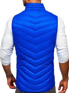 Men's Quilted Gilet Blue Bolf 13073